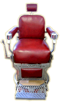 Antique Emil J. Paidar barber chair