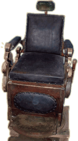 A later version of the Kochs barber chair.